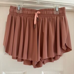brown pink Keiki Kona shorts